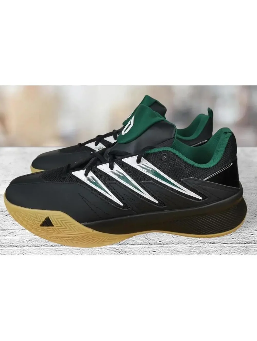 adidas Dame Certified 3 Black /Green Men Basketball Shoes Size 11.5‎ NEW